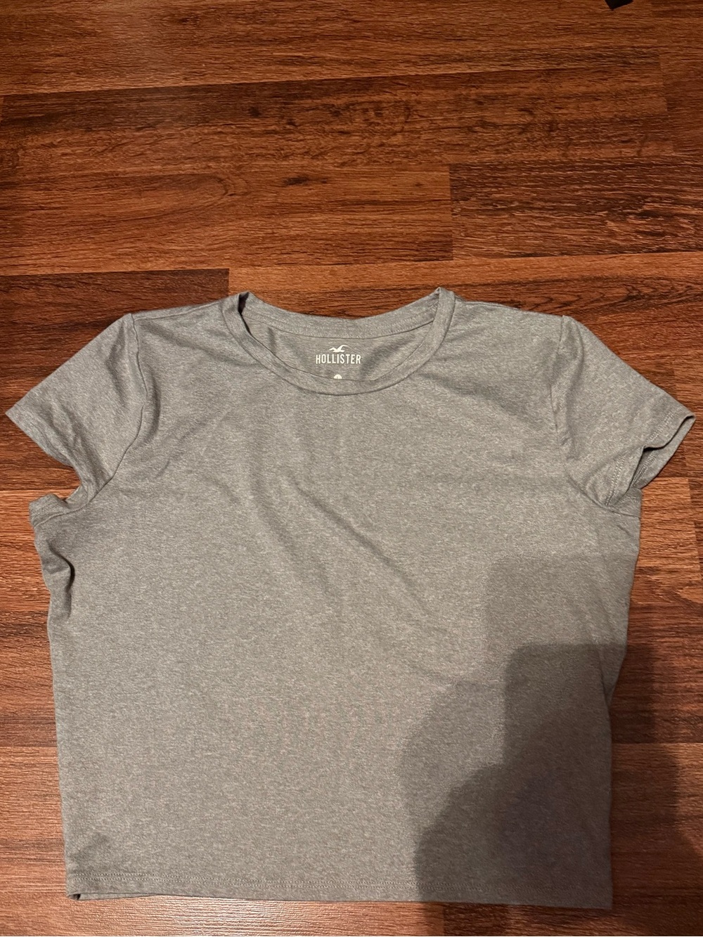 Hollister Heather Gray Crewneck Tee